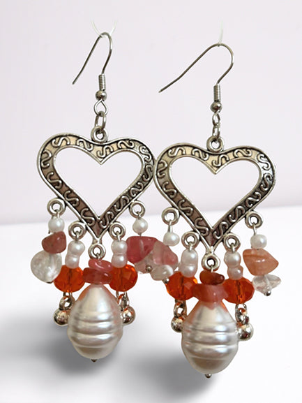 "Coeur Perlé & Ambre"